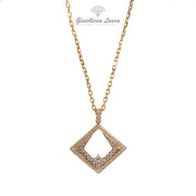 Collana Oro Rosa e Diamanti Crivelli