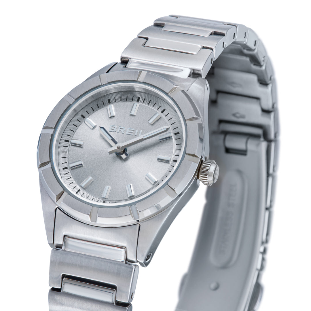 Orologio Breil B 12 H 26,5 mm Argento Donna