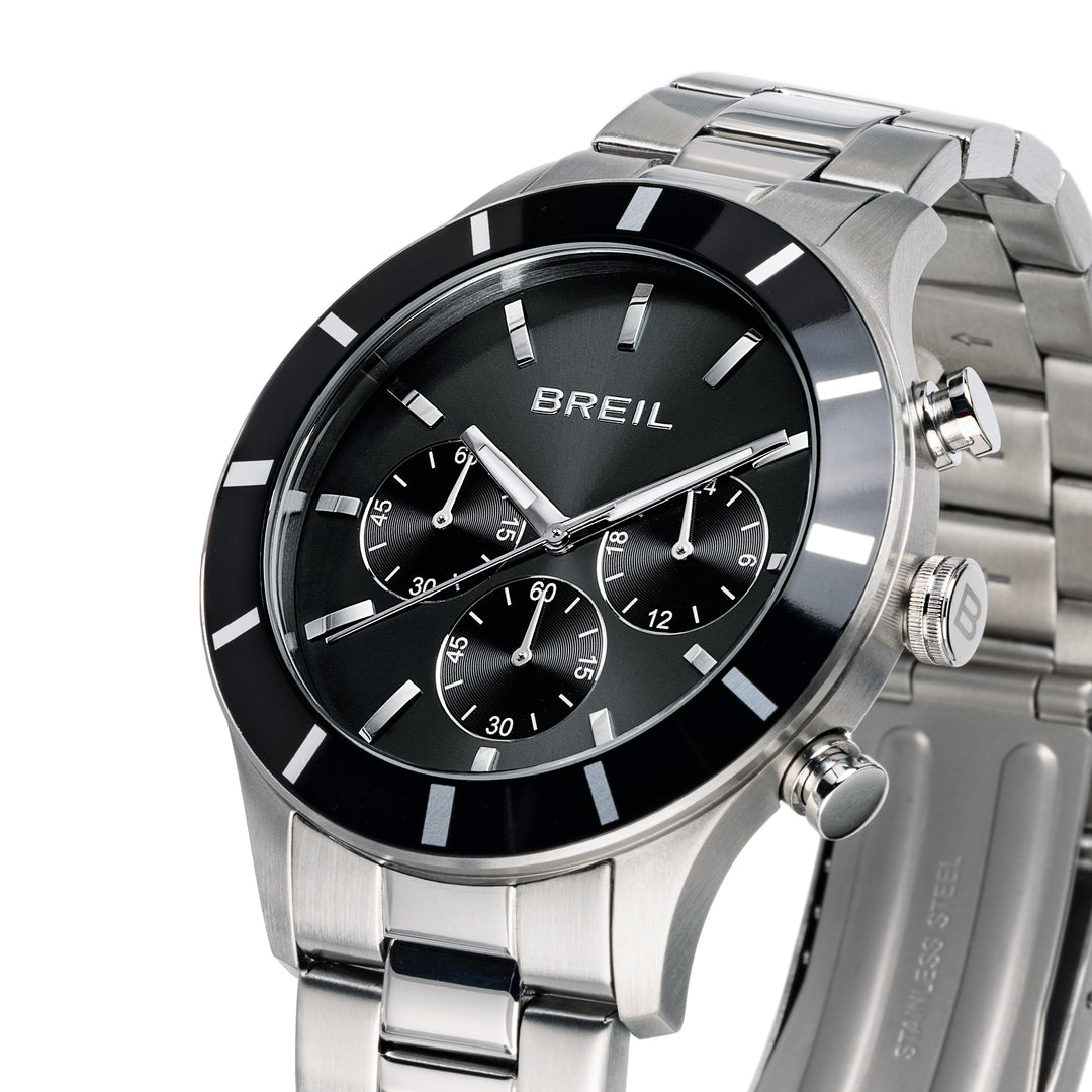 Orologio Breil Remixer Chrono 42mm Nero Uomo