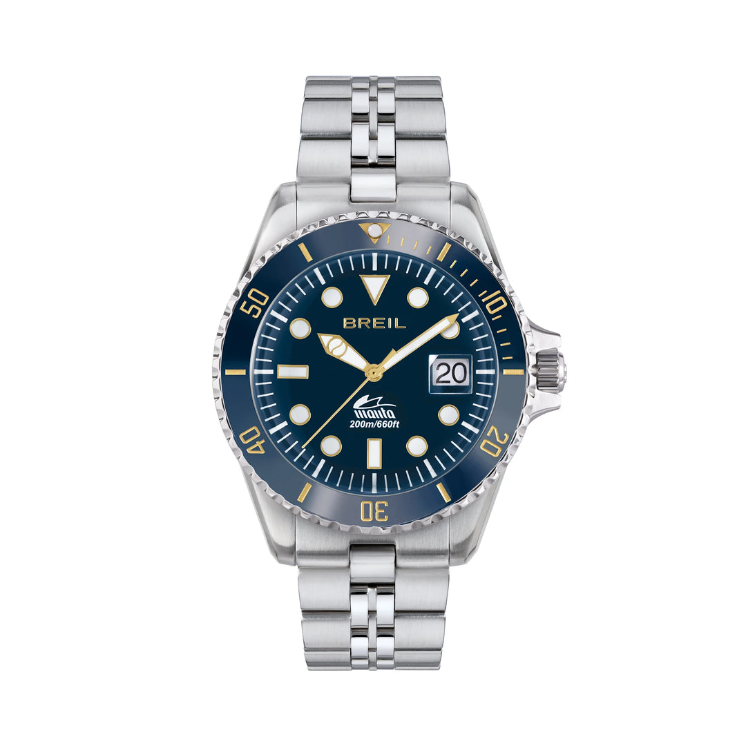 Orologio Breil Manta Heritage Blu 42mm Uomo