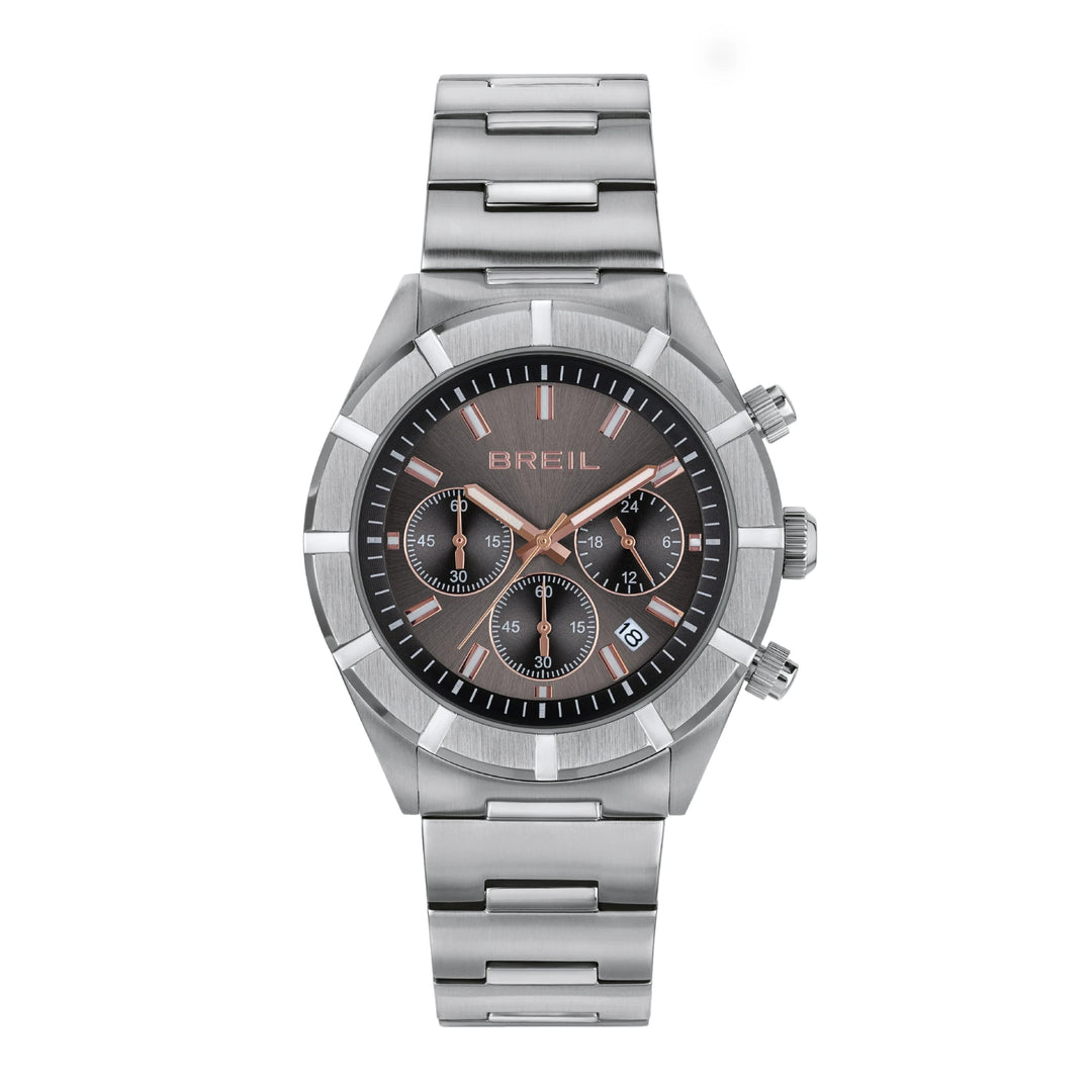 Orologio Breil B 12H Chrono 42mm Bordeaux Uomo