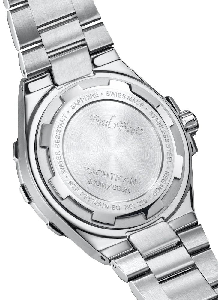 Orologio Uomo Paul Picot Automatico Yachtman Club Nero Blu