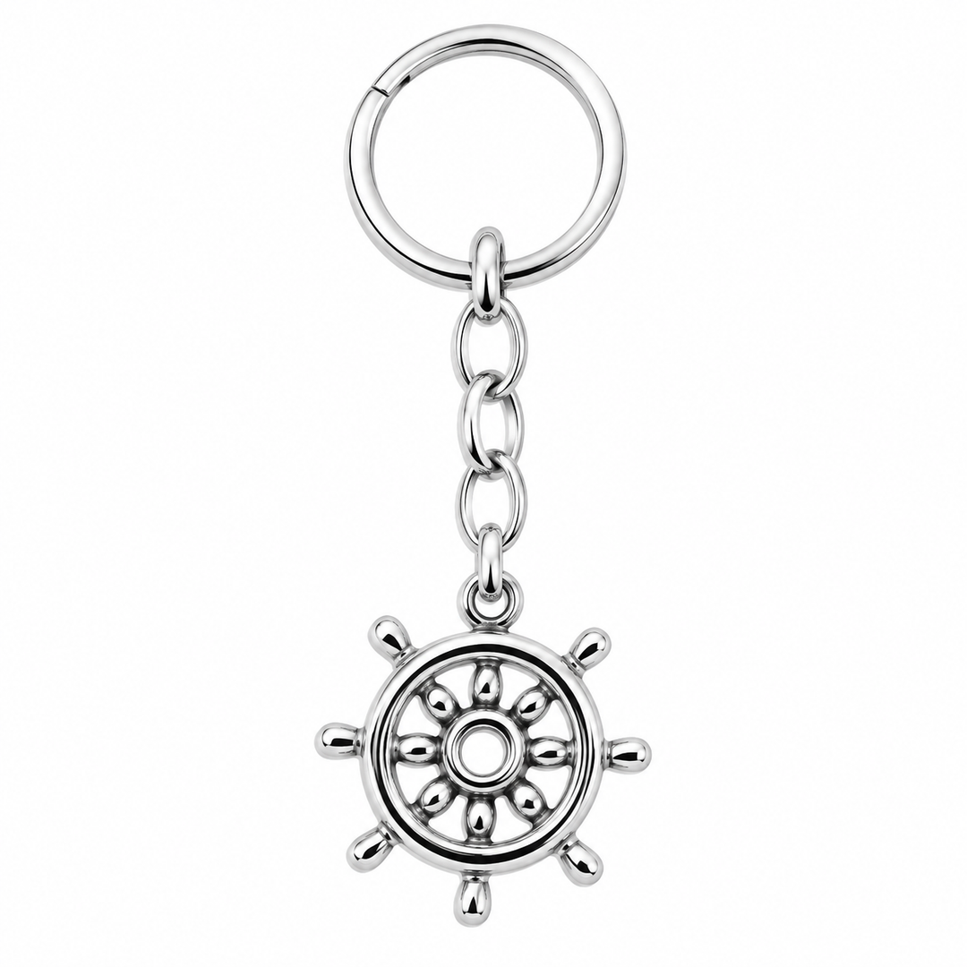 Portachiavi in Argento con Pendenti Decorativo Sovrani