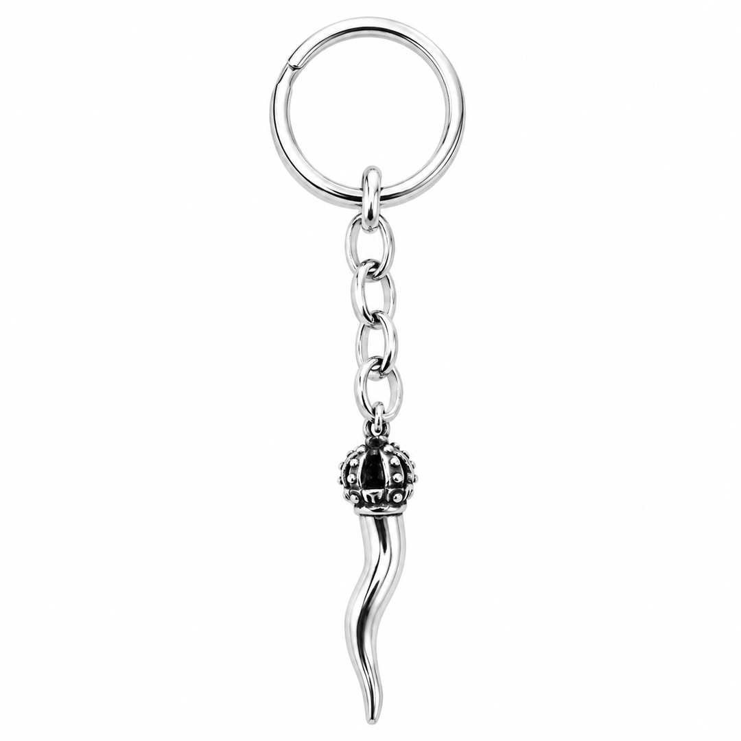 Portachiavi in Argento con Pendenti Decorativo Sovrani